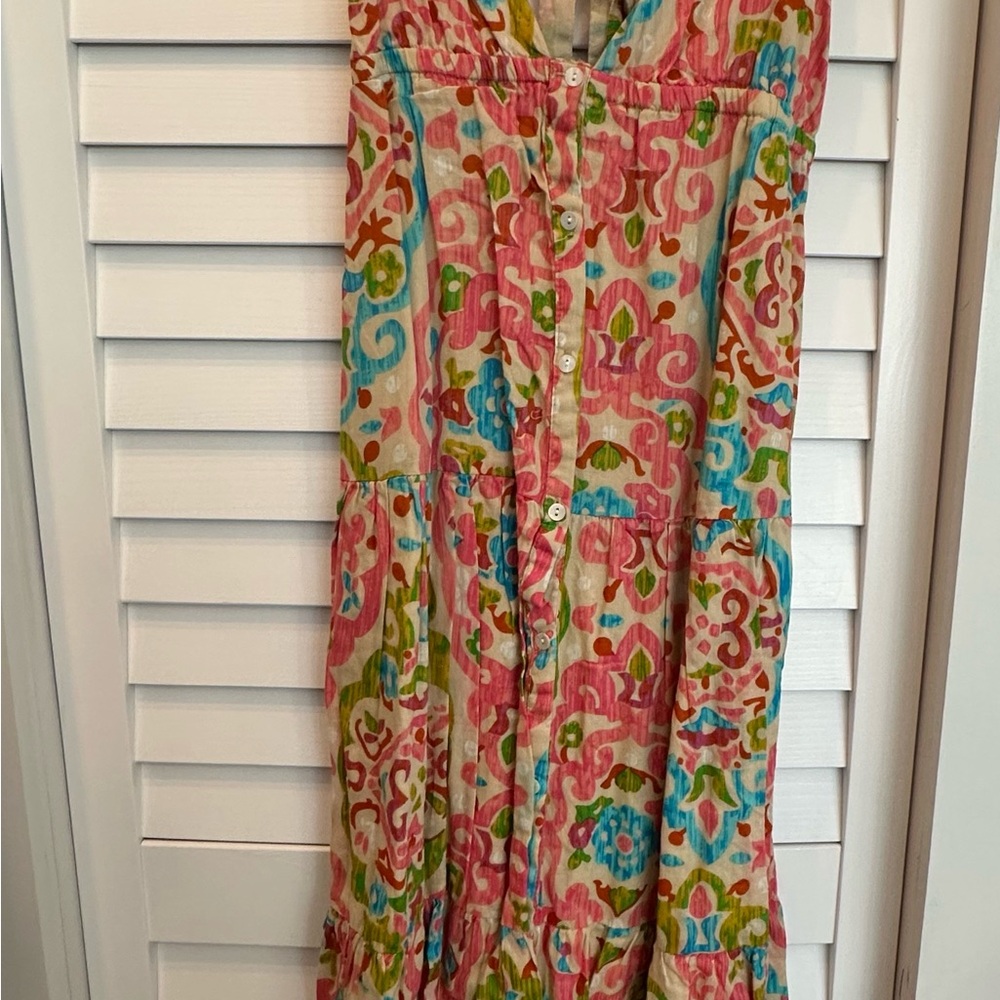 Colorful Button-Down Dress